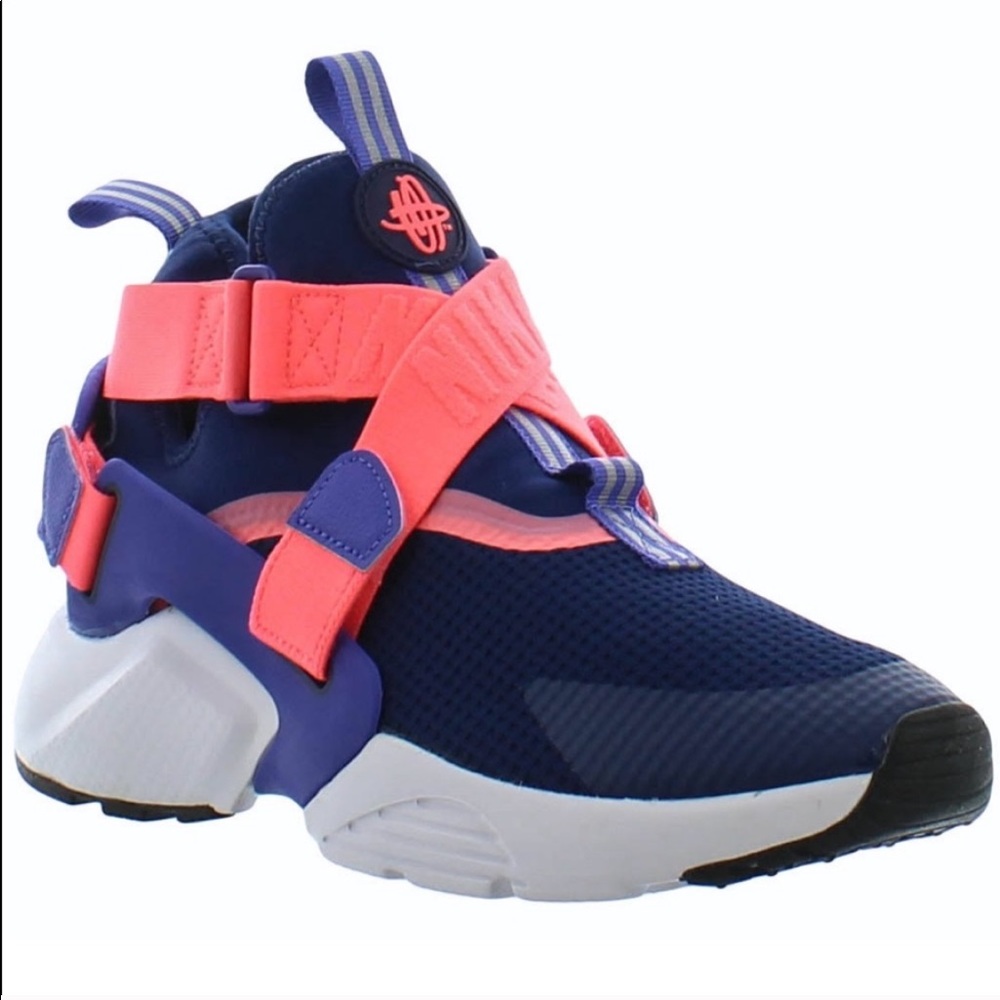 Nike Huarache city pink blue Sz 7y Women’s 8.5 - Picture 4 of 4